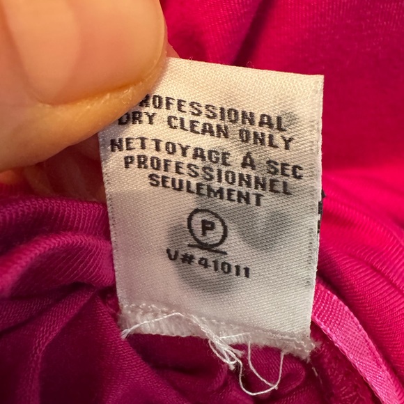 Diane Von Furstenberg Elegant Fuchsia Pink Draped Stretchy Dress. Size S. - Picture 8 of 8